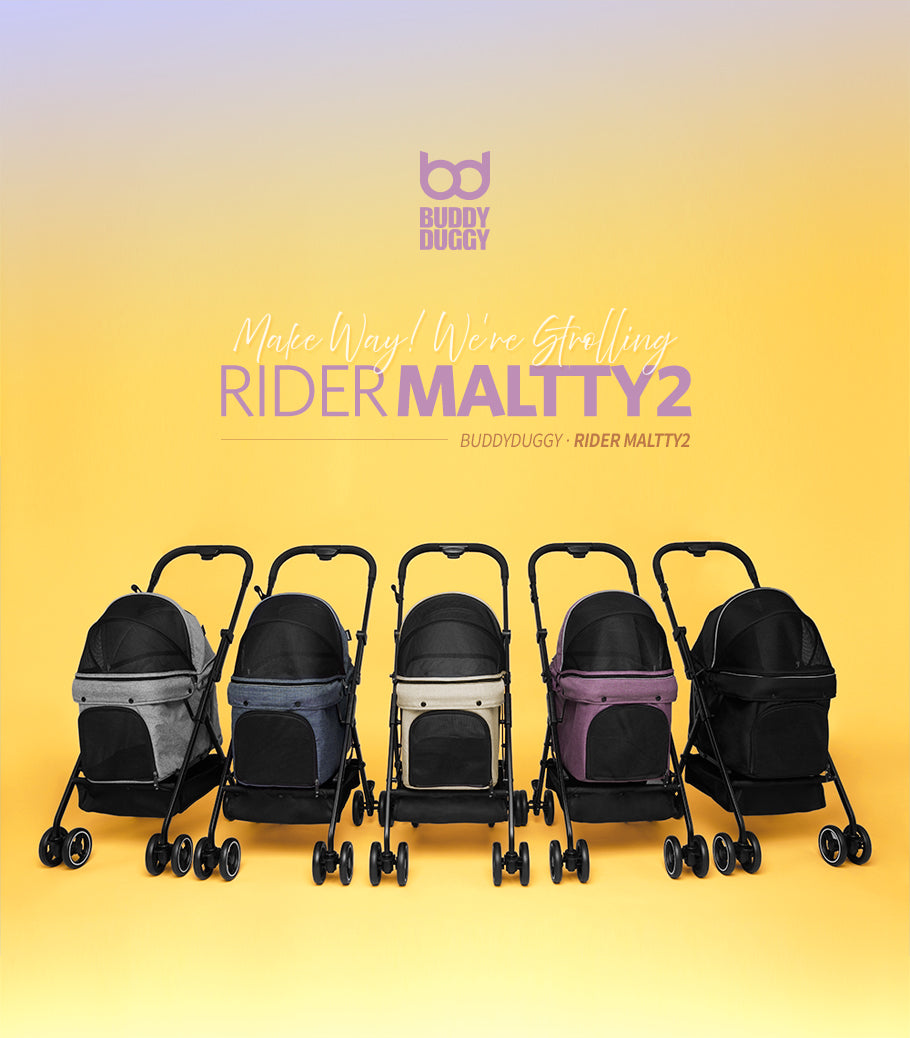 RIDER MALTTY2 - Pet Stroller – BUDDYDUGGY